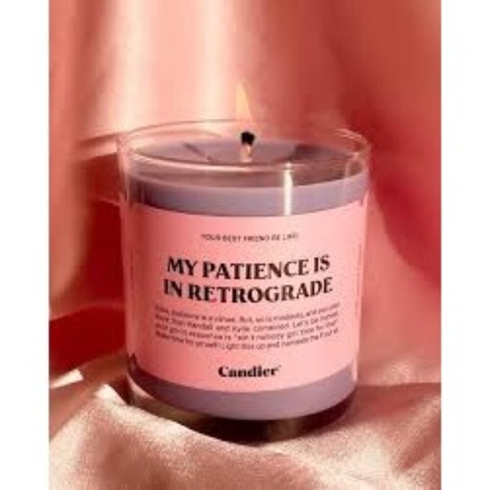 Candier My Patience Is In Retrograde Candle 9oz NEW